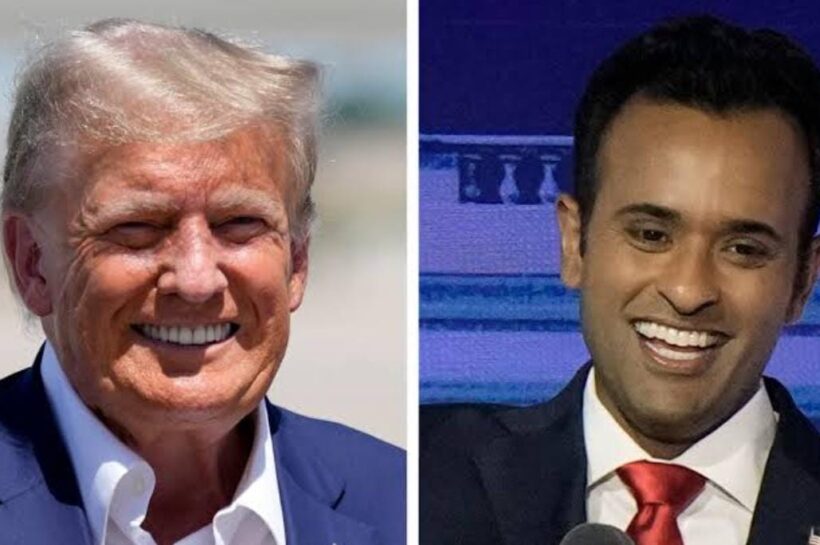 US Presidential elections 2024 : Donald Trump and Vivek Ramaswamy